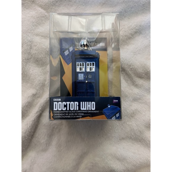 Kurt S Adler Other - NEW Dr‎ Doctor Who TARDIS 11cm Tall Glass Christmas Ornament